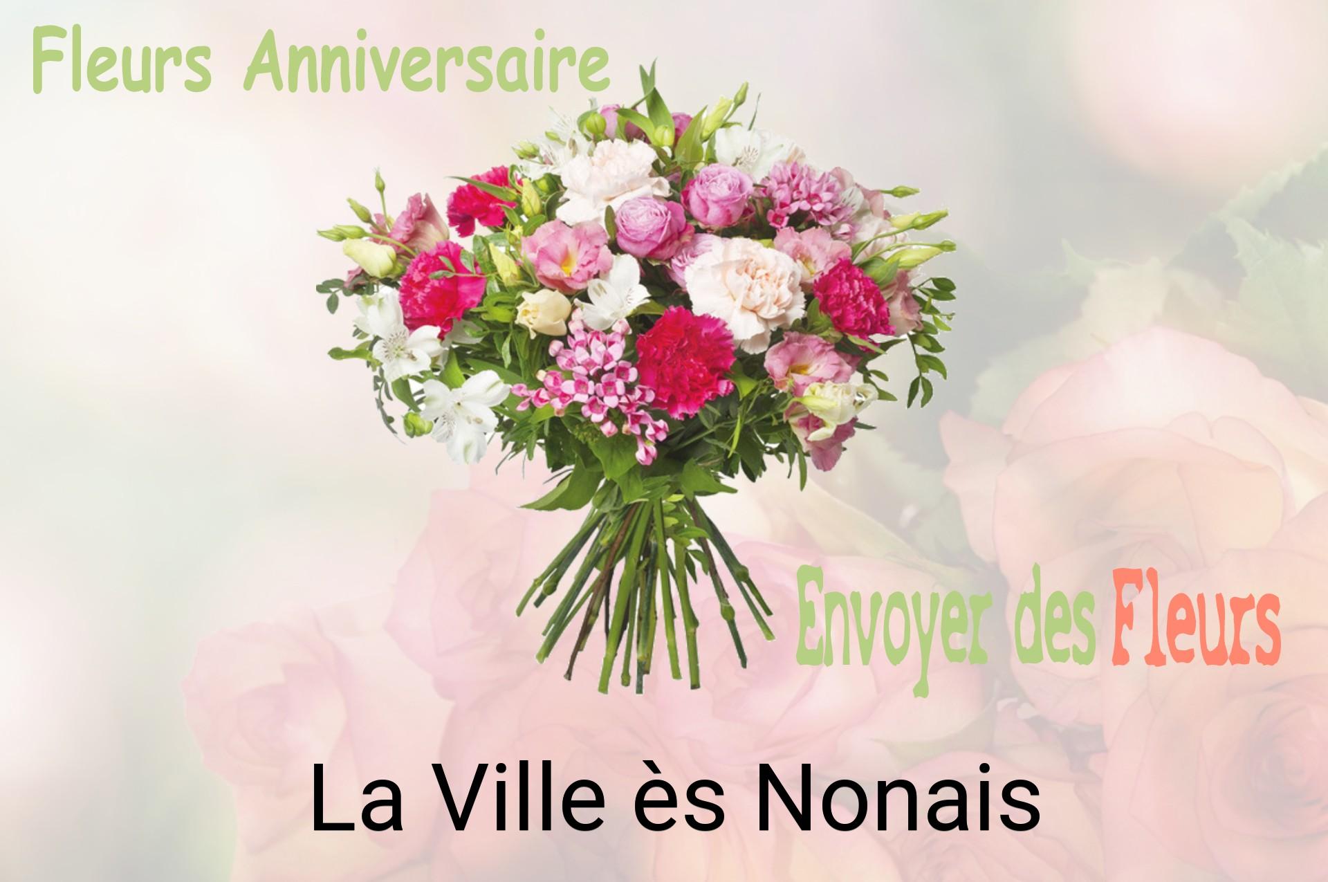 Bouquet de fleurs d’anniversaire livré à La Ville-ès-Nonais